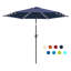 Parasol de marché éclairé 7 pi 6 po-70244307