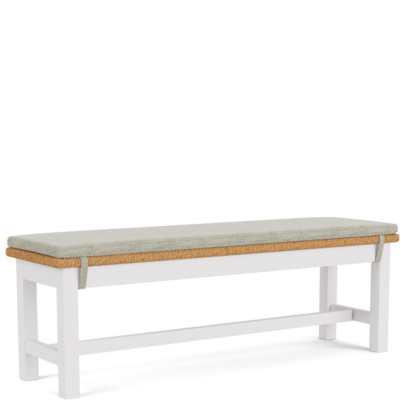 Banc rembourré en polyester Lana