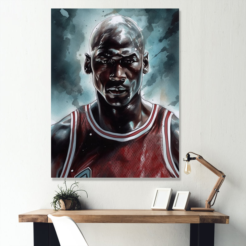 Mchael Arllustraton - impression, H 32 po x l 16 po x P 1 po, Toile tendue