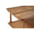 Elegant Tan 24x42x18 Inch Coffee Table with Open Rattan Shelf Storage-1255468705