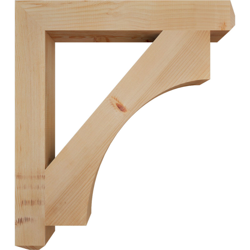 Support Westlake Craftsman, H 34 po x l 3,5 po x P 30 po, Douglas, Lisse