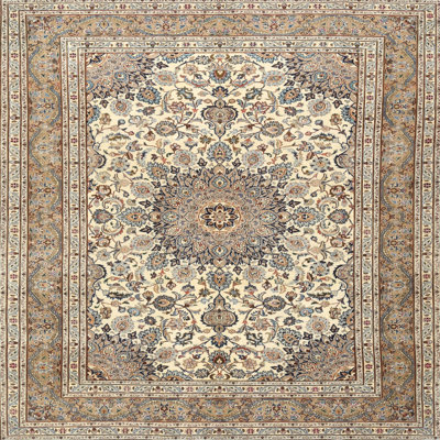 Tapis oriental beige ducote