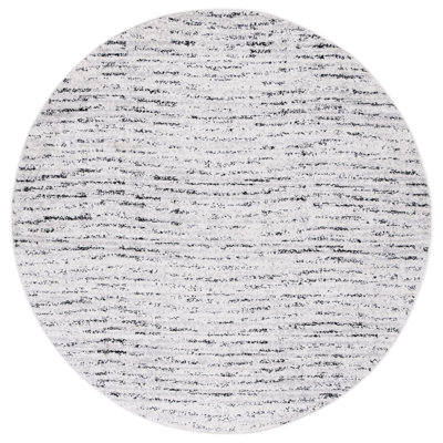 Tapis abstrait ivoire / argent Riebe