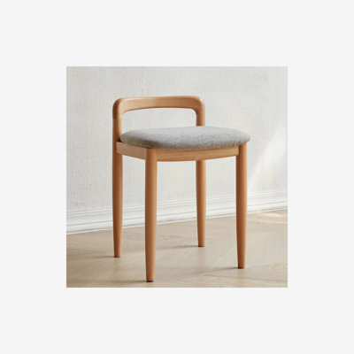 Solid Wood Beech  Make-up Stool Bed Bench for Dining Room