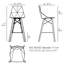 Faz Wood - Bar Stool - Set Of 4 - Basic/Injection-64446592