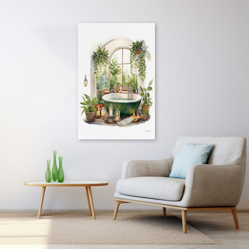 Tranquility Found - Modern Farmhouse, H 32 po x l 48 po