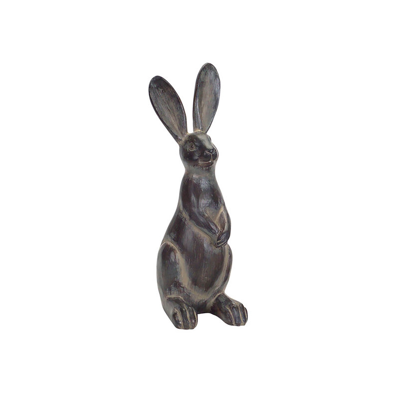 2 Piece Hawkinsville Rabbit Figurine Set