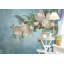 Murale gardenia fleur jaune papillon Daves-1303170649