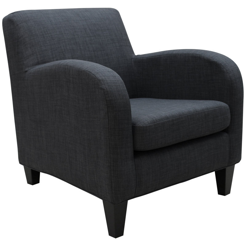 Fauteuil en polyester 30,5 po Paddington, Graphite