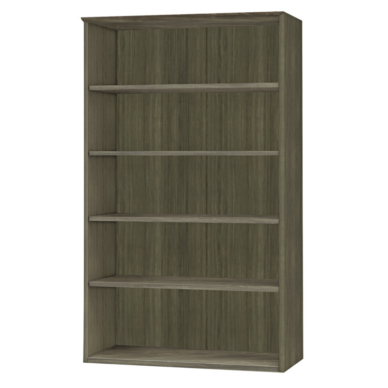 Medina Series Standard Bookcase, Gray Steel