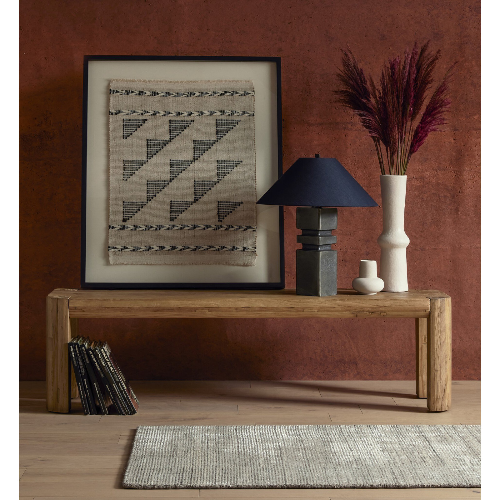 Matias Brown/Cream Rug, Runner 3' x 9', Brown/Cream