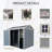 Outdoor Storage Shed Waterproof Shed with Floor & Two Windows & Lockable Door, Tool Shed for Garden, Patio-114274637