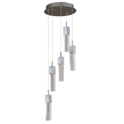 Diphda 5 - Light LED Cluster Pendant