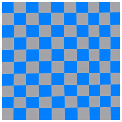 Blue Gray Checkerboard Quilted Bedspread All Sizes