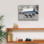 «Blue Barn with Cows» par Lori Deiter, estampe numérique sur toile-954981297
