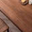 Simple Log Walnut Solid Wood Rectangular Table-1523703479