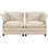 Canapé Cloud à deux places (le coussin sur l'accoudoir n'est pas inclus), canapé modulaire
