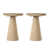 Brown Top/Oak Base selected