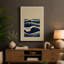 Mountain Meets Sea Japandi - Wrapped Canvas-1883629260-1883629261