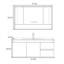 Armoire de salle de bain simple et moderne