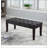 Linon Tufted Bench, Fabric,A solid basic framework, comfortable, durable and beautiful
