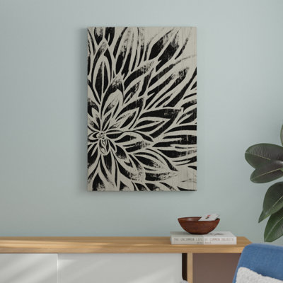Barnwood Bloom II by June Erica Vess - Painting Print