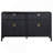 Sideboard Black 2 Drawers