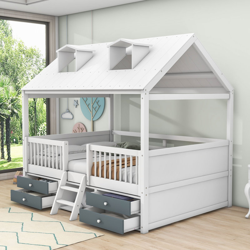 Elderen Kids with Drawers, Full, White