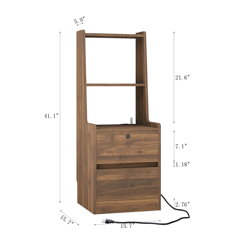 Table de chevet Modern, Bois