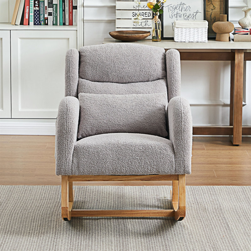 Chaise berçante d'appoint, Gris