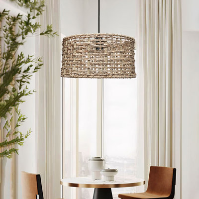 Lustre réglable élégant, structure en métal, finition naturelle, plaque de base de 11,8 po x 2,8 po | Hauteur: 7,9 - 27,6 pouces | Douille E27 de 40 W maximum, non incluse | Parfait pour la salle à manger, le salon et les vestibules, classé IP20