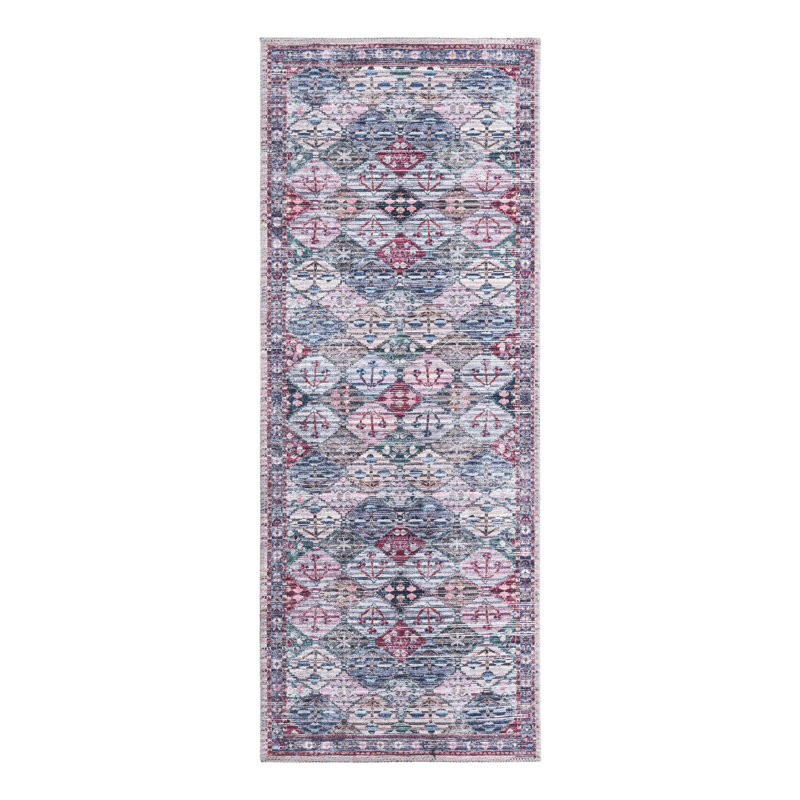 Hazlett Chenille Geometric Indoor Rug, Runner 2' x 5'
