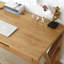 Bureau d'ordinateur en chêne Simple Log Style-569711798