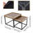 Set Of 2 Coffee Table Nesting Accent Tables