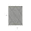 Tapis intérieur / extérieur 9 pi x 12 pi blanc et noir à motif géométrique lavable