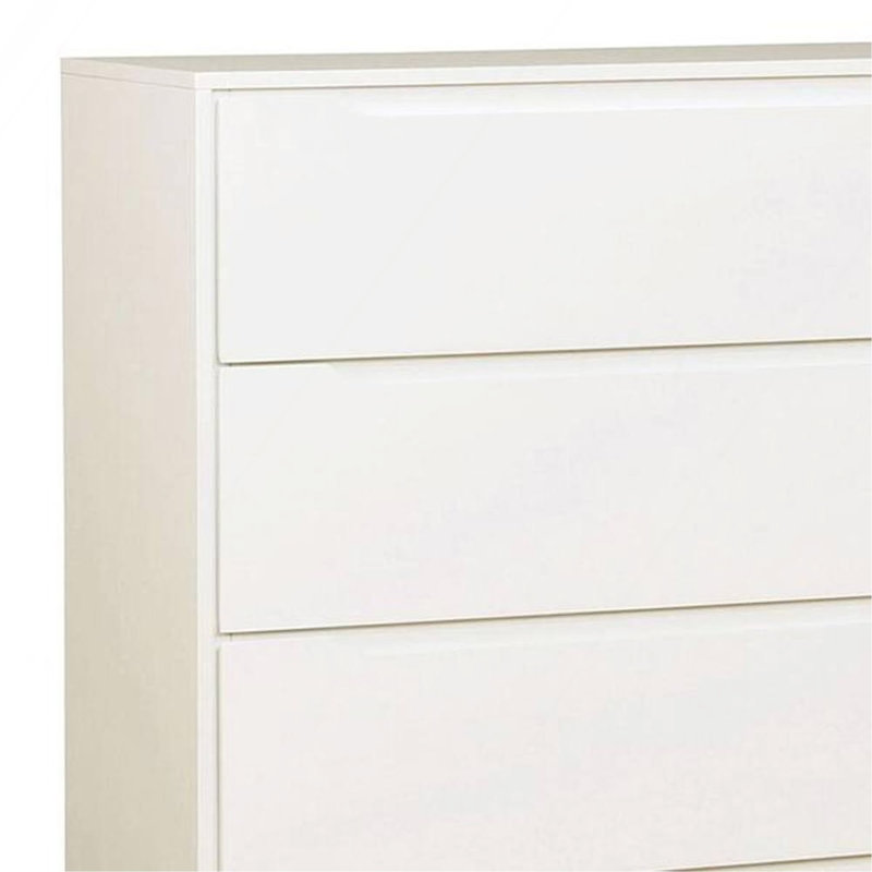 Commode moderne Mid-Century, Blanc