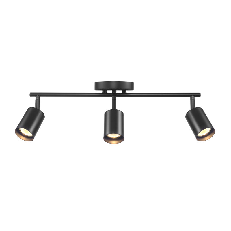 21'' 3 -Light Track Track Kit with Dimmable, Black