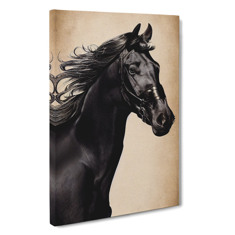 Beautiful Horse - Wrapped Canvas, 76cm H x 50cm W x 3cm D