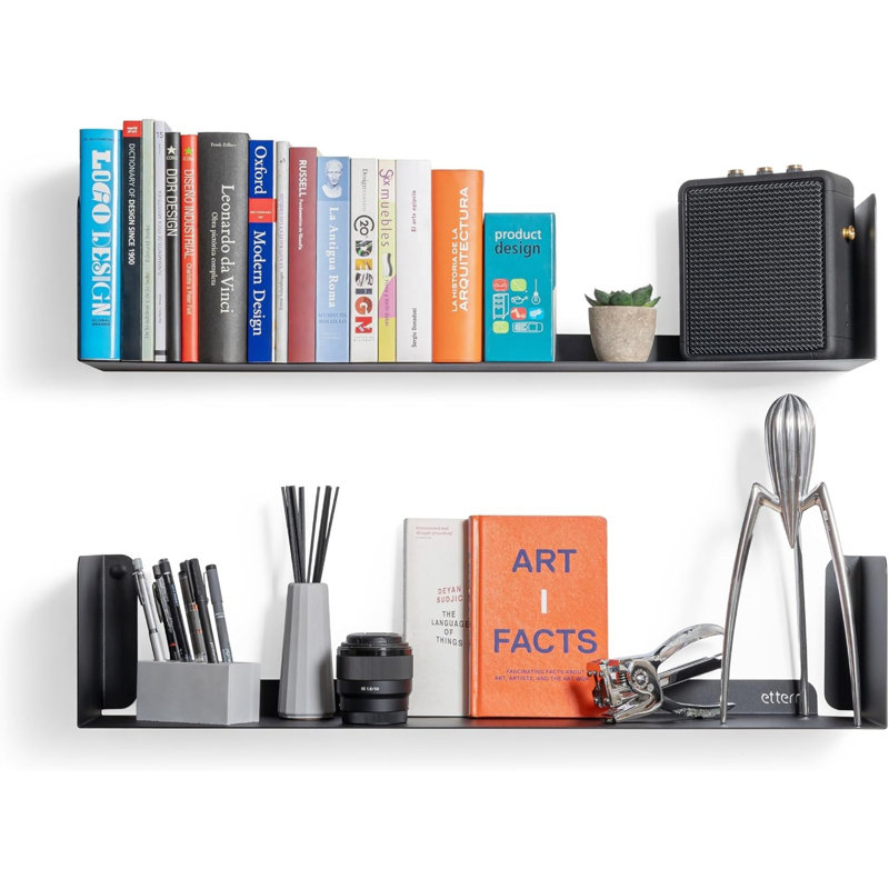 15 cm H x 70 cm W Floating Shelf Bookcase