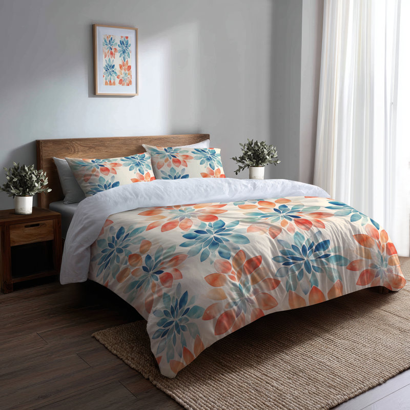 Ensemble de literie marocaine de 3 pièces - Ensemble de housse de couette pastel Boho Mandala
