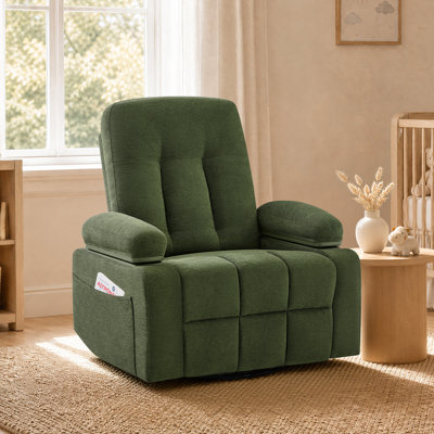 Fauteuil inclinable électrique 36,6 po avec accoudoirs motorisés et glissade silencieuse