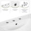 Meuble-lavabo 30 po avec meuble-lavabo en céramique avec porte et deux tiroirs-71581348