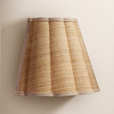 Courtney 1-Light Wall Sconce, Raffia