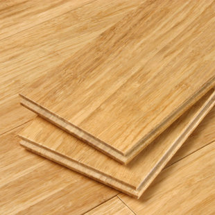 Plancher de bambou dense moka