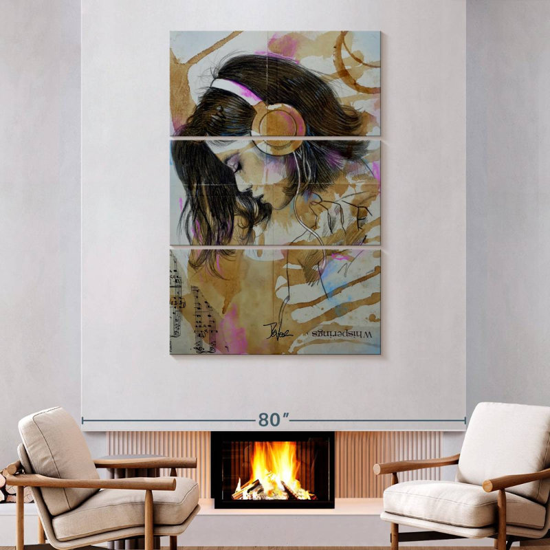 Leisha Whisperings, 74" H x 48" W