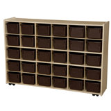 Contender 30 Compartment Cubby with Bins
