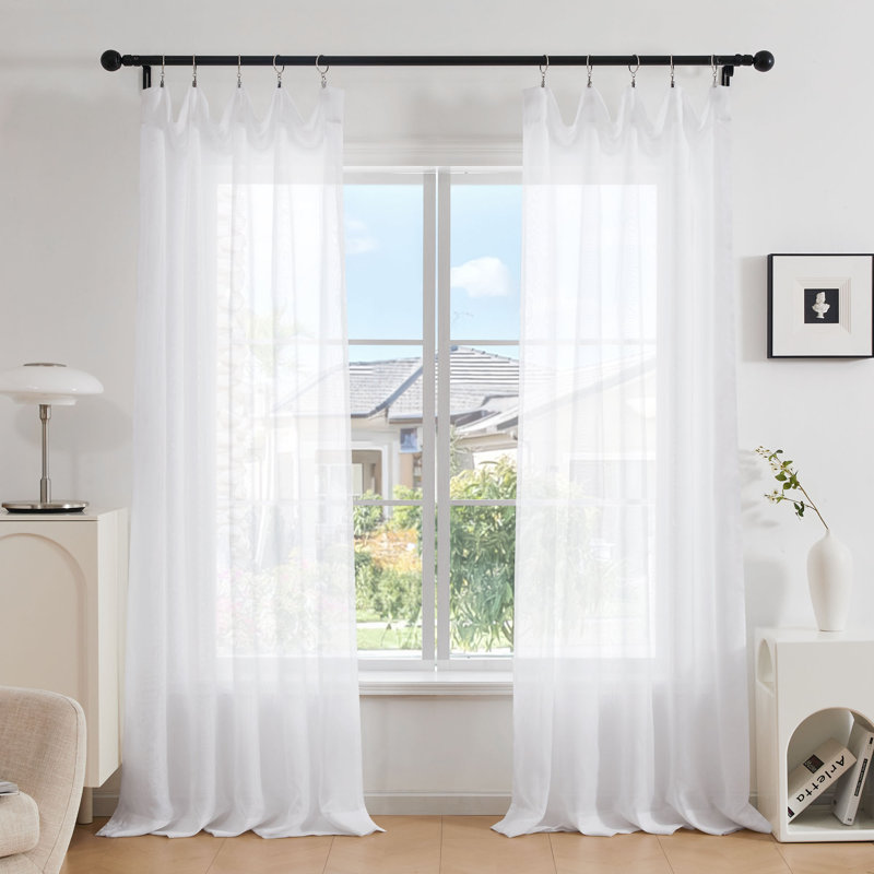 Panneau Deedre, Blanc pur, L 52 po x L 108 po