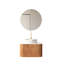 Meuble-lavabo de 61 cm (24 po) avec lavabo en céramique de haute qualité, contreplaqué de 18 mm d'épaisseur et design naturel. Meuble-lavabo moderne : bords incurvés flottants, fini blanc pierre mat, tiroir rond à rayures 3D.