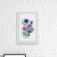 «Violets Are Blue Flowers», reproduction encadrée-2115740267