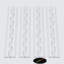 4x White Acrylic Piano Hinges 300 mm, Self-Adhesive, No Glue Required
